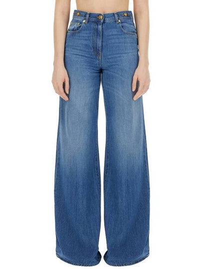 Denim Straight Pants 1014104 1A10023 1D030 MEDIUM BLUE - VERSACE - BALAAN 2