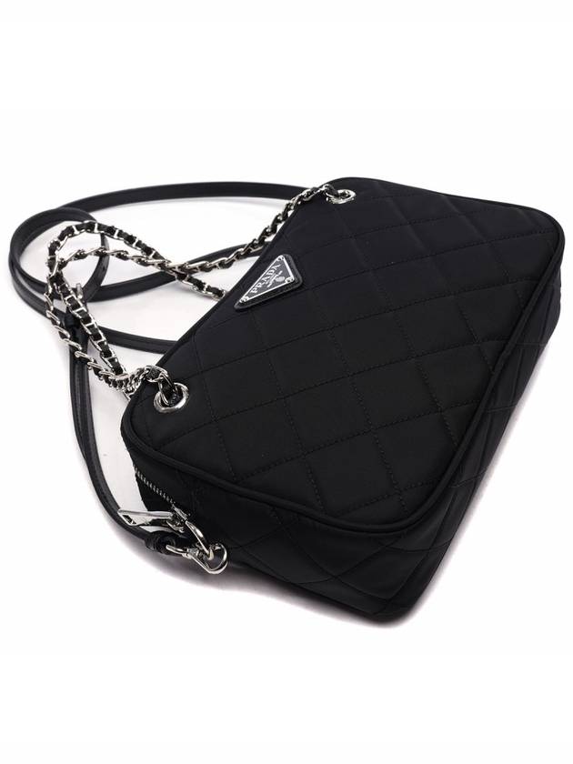 Nylon Quilted Tessuto Mini Shoulder Bag Black - PRADA - BALAAN 6