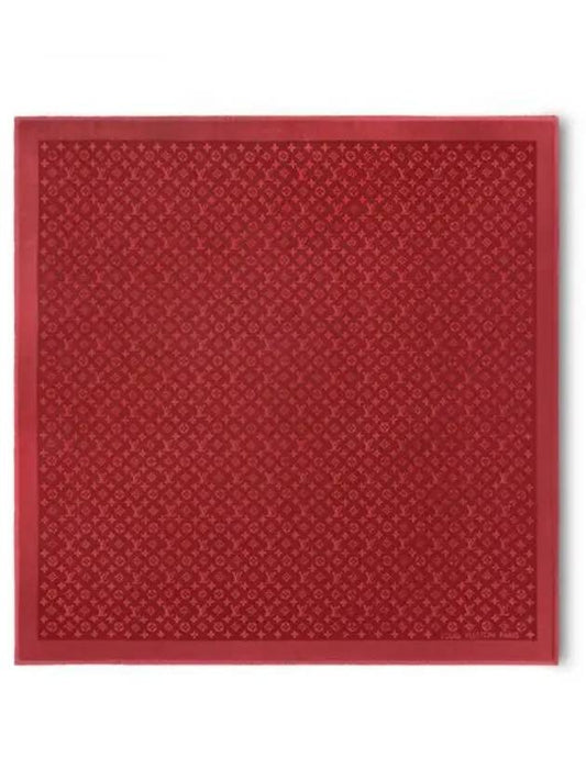 Muffler Scarf Monogram Classic Shawl Dark Red M90835 - LOUIS VUITTON - BALAAN 1