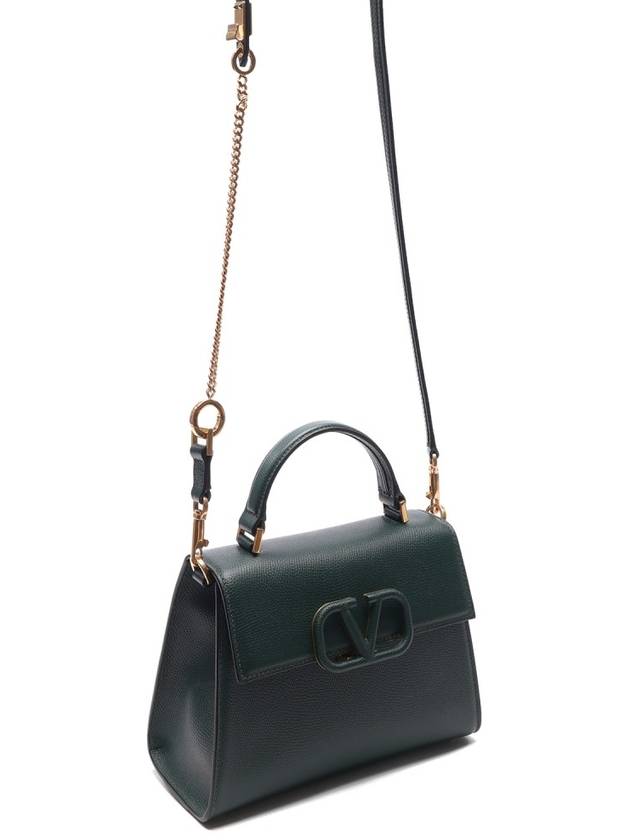 V-Sling Small Tote Shoulder Bag Green - VALENTINO - BALAAN 4