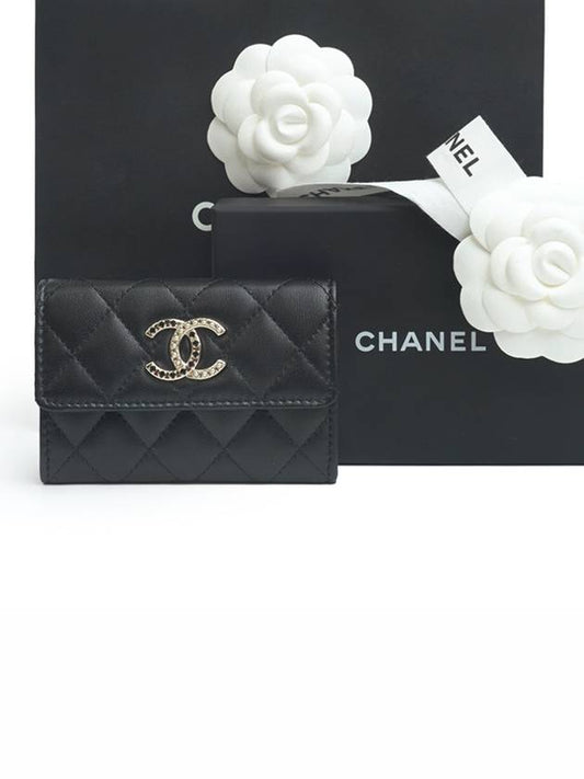 Card wallet snap CC JEWELS black full set - CHANEL - BALAAN 1