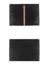 Intarsia Stripe Clutch Bag Black - THOM BROWNE - BALAAN 6