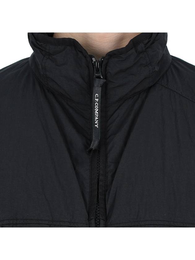 Lens Wappen Zip-Up Jacket Black - CP COMPANY - BALAAN 8