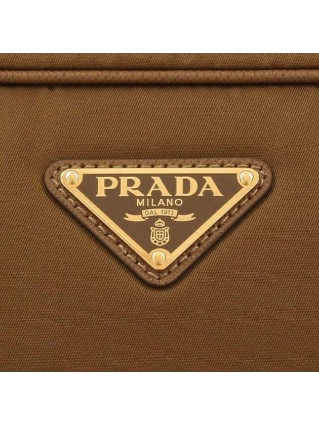 Re-Edition 1978 Re-Nylon Saffiano Leather Medium Tote Bag Cork Beige - PRADA - BALAAN 11