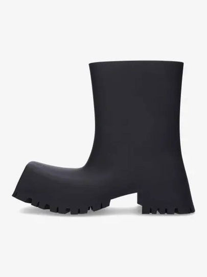 Square Toe Rubber Rain Boots Black - BALENCIAGA - BALAAN 2