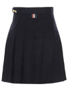 School Uniform Pleated Skirt Navy - THOM BROWNE - BALAAN 5