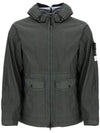 Membrana 3L TC Hooded Jacket Dark Green - STONE ISLAND - BALAAN 2