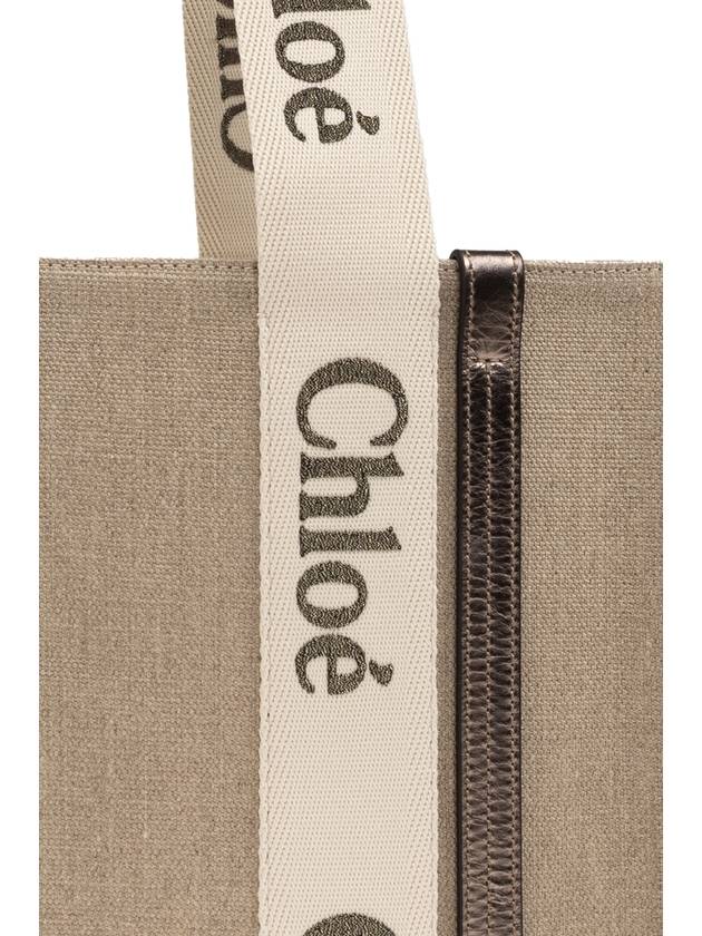 Chloé Bag Woody Medium Type Shopper, Women's, Grey - CHLOE - BALAAN 6