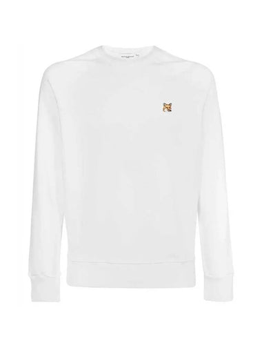 Fox Head Patch Classic Sweatshirt White - MAISON KITSUNE - BALAAN 1