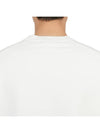 Men's Garment Dyed Crew Neck Sweatshirt White - TEN C - BALAAN 8