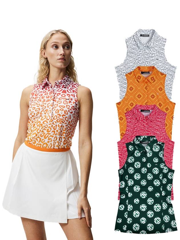 Dena Print Sleeveless Top GWJT08081 - J.LINDEBERG - BALAAN 1