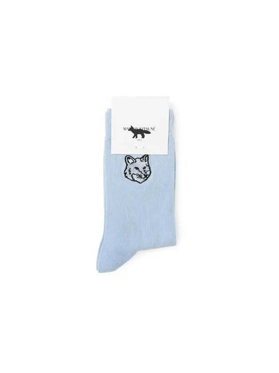 Fox Head Socks Blue - MAISON KITSUNE - BALAAN 2