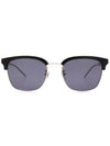 eyewear gold-rimmed sunglasses black - GUCCI - BALAAN 1