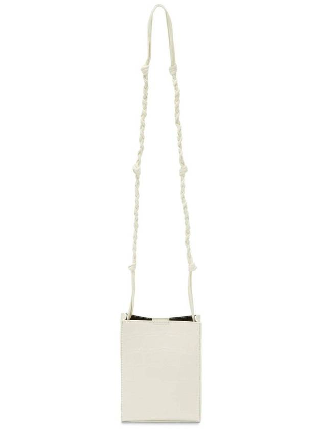 Jil Sander 'Tangle' Ivory Leather Crossbody Bag - JIL SANDER - BALAAN 1