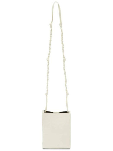 Jil Sander 'Tangle' Ivory Leather Crossbody Bag - JIL SANDER - BALAAN 1