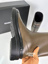 CC logo two tone rain boots rubber khaki black size 37 G45838 - CHANEL - BALAAN 7