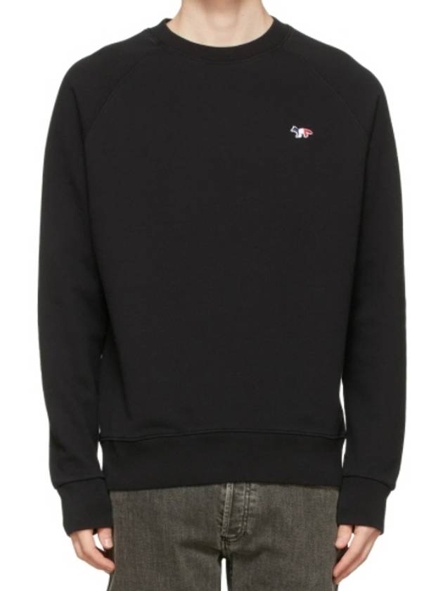 Tricolor Sweatshirt Black - MAISON KITSUNE - BALAAN 4