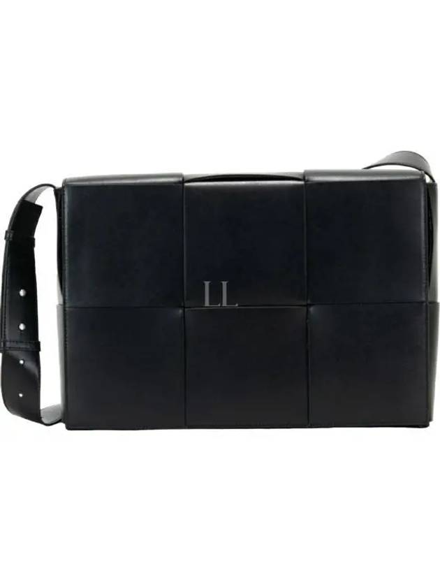 Intrecciato Shoulder Bag Black - BOTTEGA VENETA - BALAAN 2