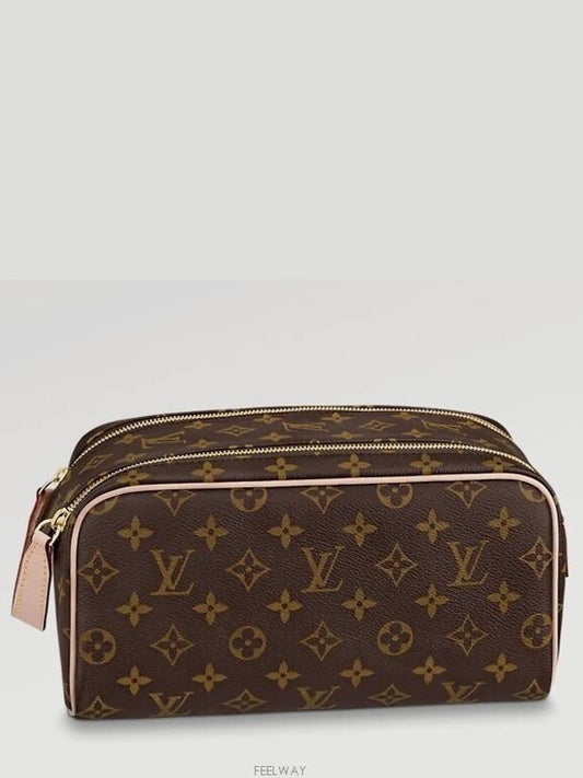 Dopp Kit Toilet Monogram Canvas Pouch Bag Brown - LOUIS VUITTON - BALAAN 2