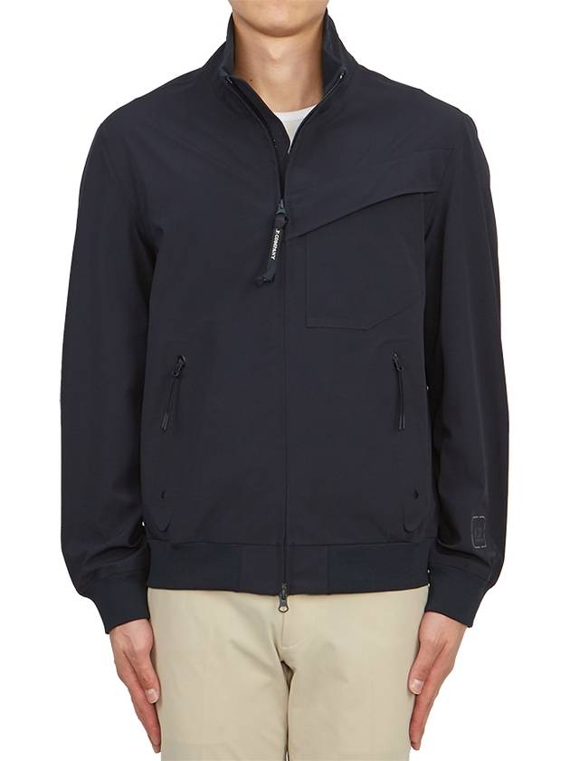 Metropolis Zip-Up Jacket Navy - CP COMPANY - BALAAN 3