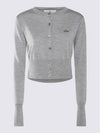 Bea Cropped Cardigan Grey - VIVIENNE WESTWOOD - BALAAN 1