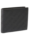 Logo Perforated Half Wallet Black - BALENCIAGA - BALAAN 2