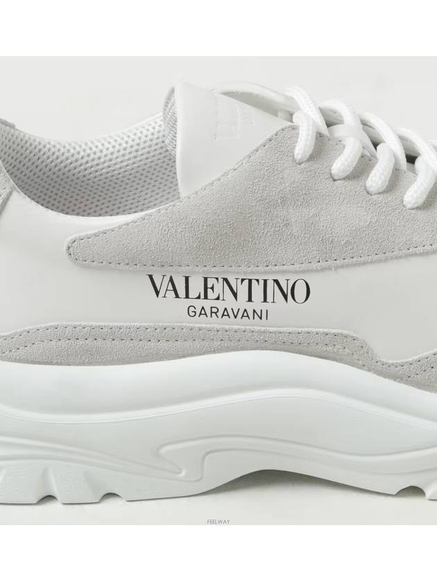 Gumboy Calfskin Low Top Sneakers White - VALENTINO - BALAAN 6