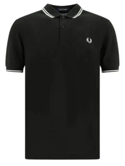 Embroidered Logo Polo Shirt Black - COMME DES GARCONS - BALAAN 2