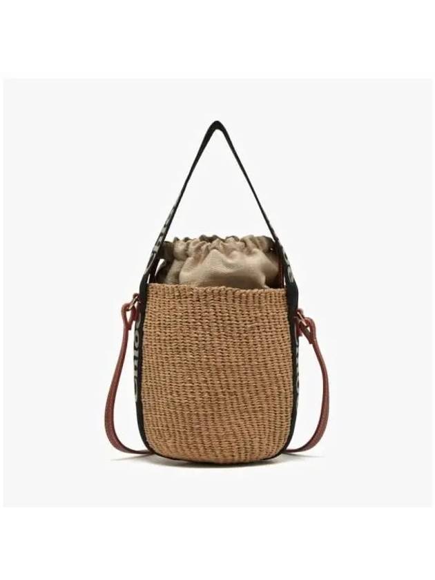 Small Woody Logo Bucket Bag Beige - CHLOE - BALAAN 6