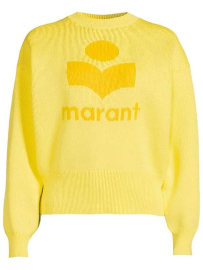 Ailys Logo Crew Neck Knit Top Yellow - ISABEL MARANT - BALAAN 2