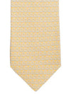 Interwoven Gancini Print Silk Tie Beige - SALVATORE FERRAGAMO - BALAAN 2