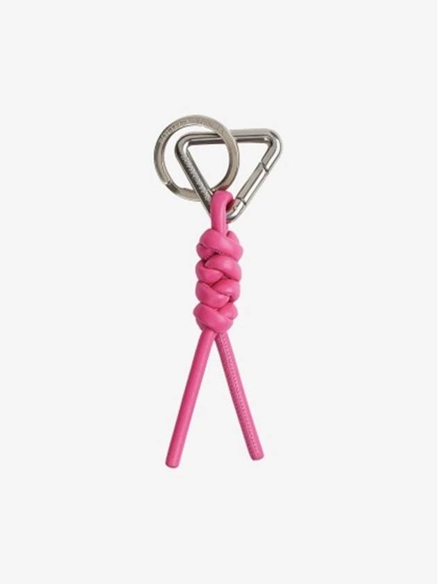 Tube Knot Nappa Key Holder Bubblegum - BOTTEGA VENETA - BALAAN 2