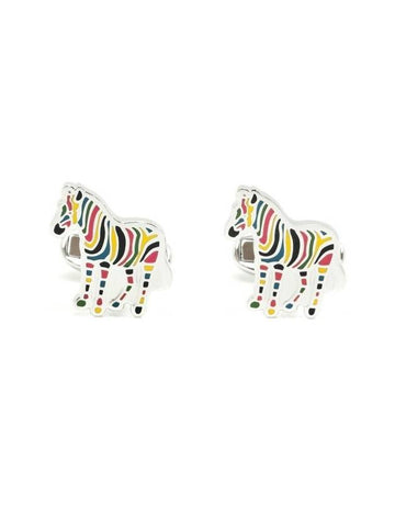 Zebra Signature Striped Cufflinks - PAUL SMITH - BALAAN.