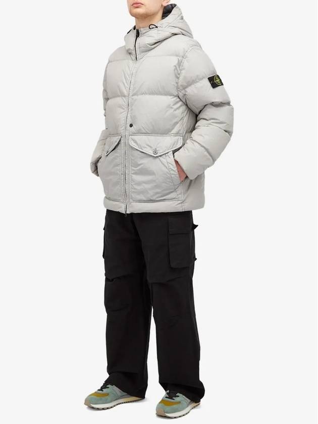 Crinkle Reps Re-Nylon Down Padding Grey - STONE ISLAND - BALAAN 5