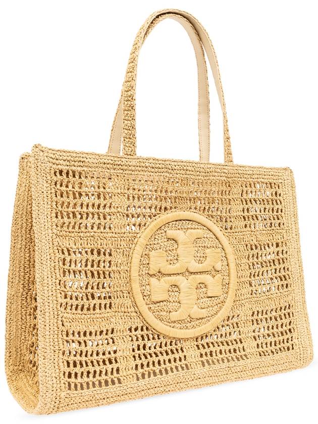 Tory Burch ‘Ella Large’ Shopper Bag, Women's, Beige - TORY BURCH - BALAAN 4