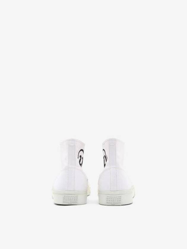 Tabi Canvas High Top Sneakers White - MAISON MARGIELA - BALAAN 4