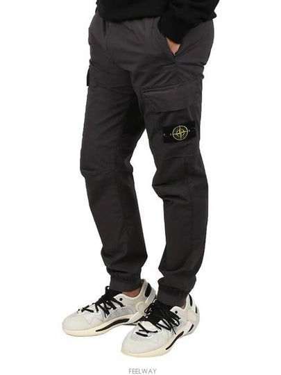 Wappen Patch Cargo Track Pants Grey - STONE ISLAND - BALAAN 2