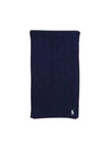 POLO RALPHLAUREN pony logo embroidery cable knit muffler 455954638002 - POLO RALPH LAUREN - BALAAN 2