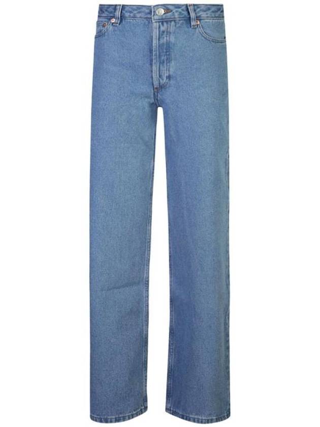 Elisabeth Denim Wide Jeans Stone Wash Indigo - A.P.C. - BALAAN 2