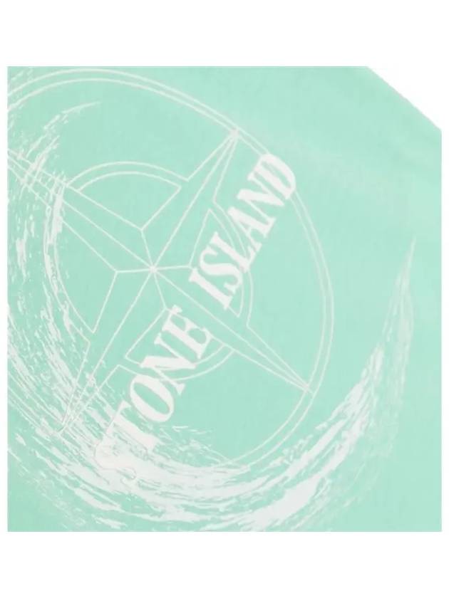 Stone Kids 6 10 Logo Short Sleeve T Shirt Mint - STONE ISLAND - BALAAN 2