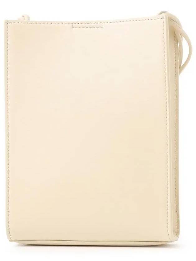 Tangle Small Leather Cross Bag Beige - JIL SANDER - BALAAN.