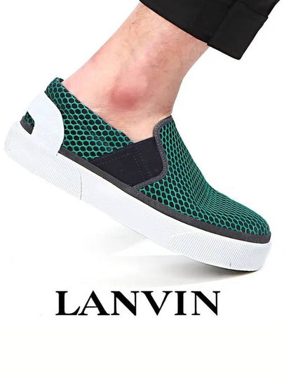 Mesh Slip-Ons Green - LANVIN - BALAAN 2