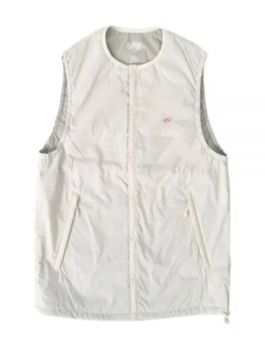 24 DTA0485 SBT IVORY Insulation Lightweight Padding Vest - DANTON - BALAAN 1