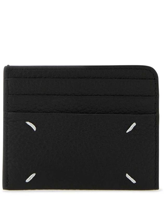 Four Stitch Card Wallet Black - MAISON MARGIELA - BALAAN 2