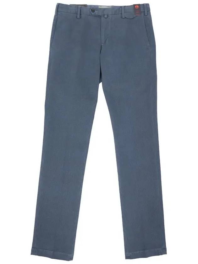 Men's small pattern buckle point cotton pants men's pants PT176 BL - IKALOOOK - BALAAN 1