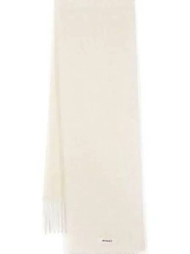 Carro Mohair Alpaca Muffler Off White - JACQUEMUS - BALAAN 2