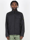 Men's Waffen Patch Membrana 3L TC Nylon Jacket Black - STONE ISLAND - BALAAN 4