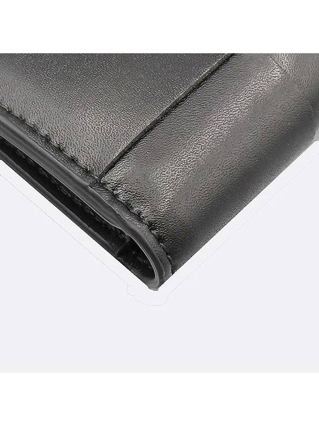 649603 Intrecciato Cassette Black Leather 6 Credits Men s Bicycle Wallet - BOTTEGA VENETA - BALAAN 5