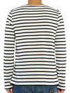 Minquiers Modern Stripe Long Sleeve T-Shirt Neige Noir - SAINT JAMES - BALAAN 6