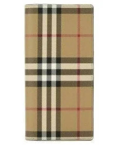 Check Long Wallet Beige - BURBERRY - BALAAN 2